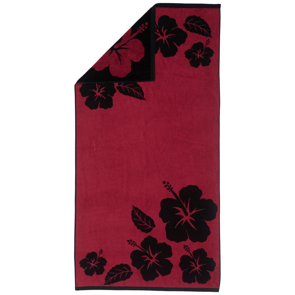 Esposa PLÁŽOVÁ OSUŠKA, 90/180 cm, čierna, pink