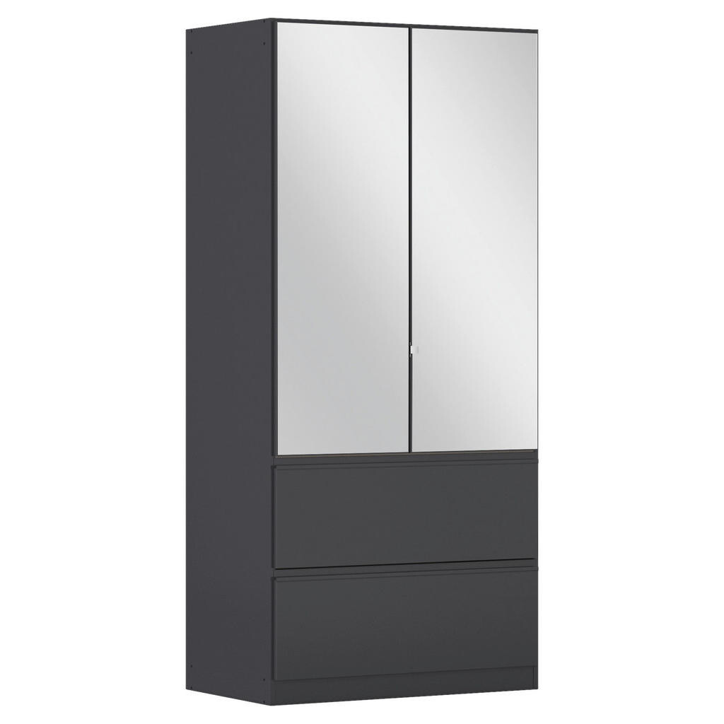 Rauch Möbel SKRIŇA S OTOČNÝMI DVERAMI, sivá, 91/197/54 cm