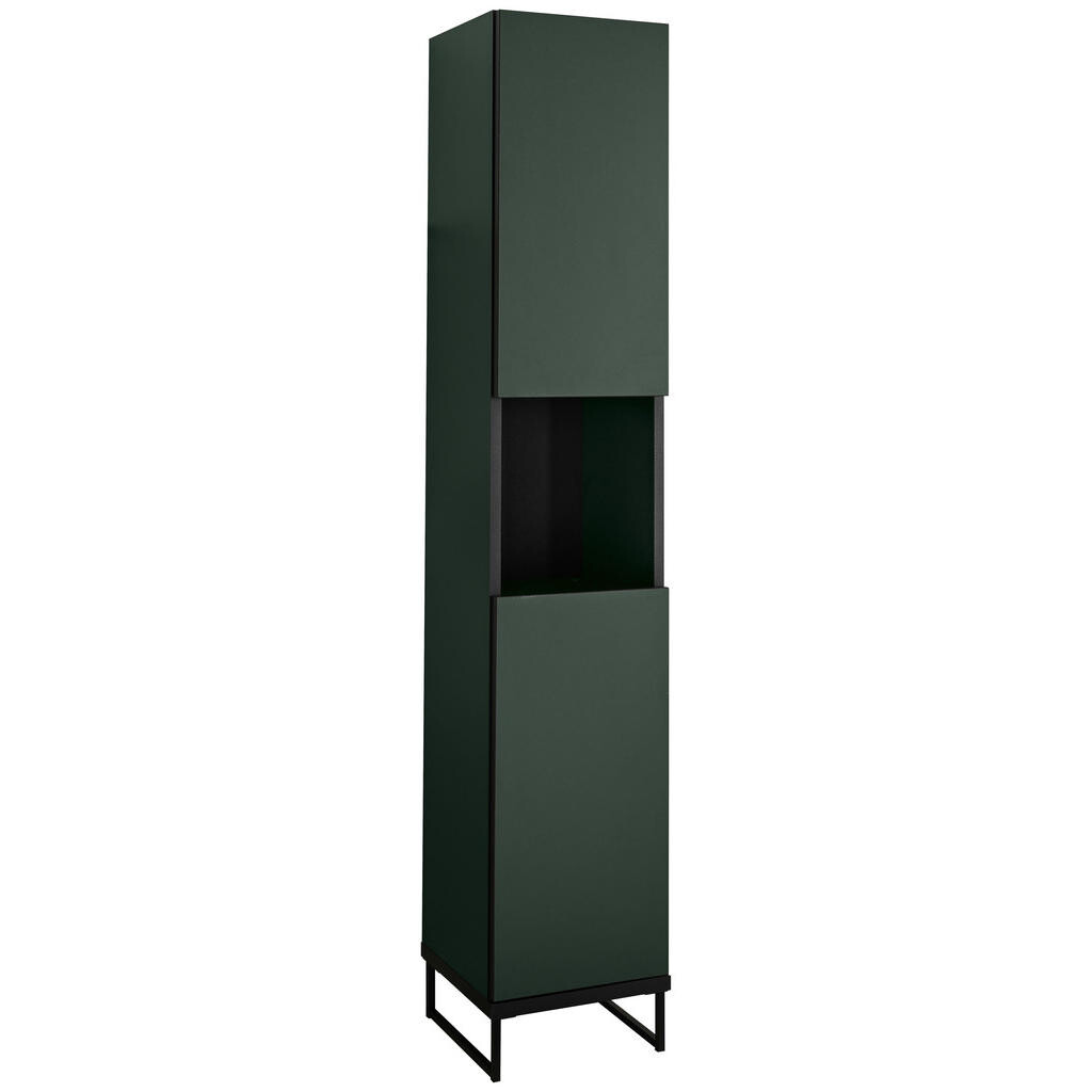 MID.YOU VYSOKÁ SKRINKA, zelená, čierna, zelená, čierna, 30/162/31 cm
