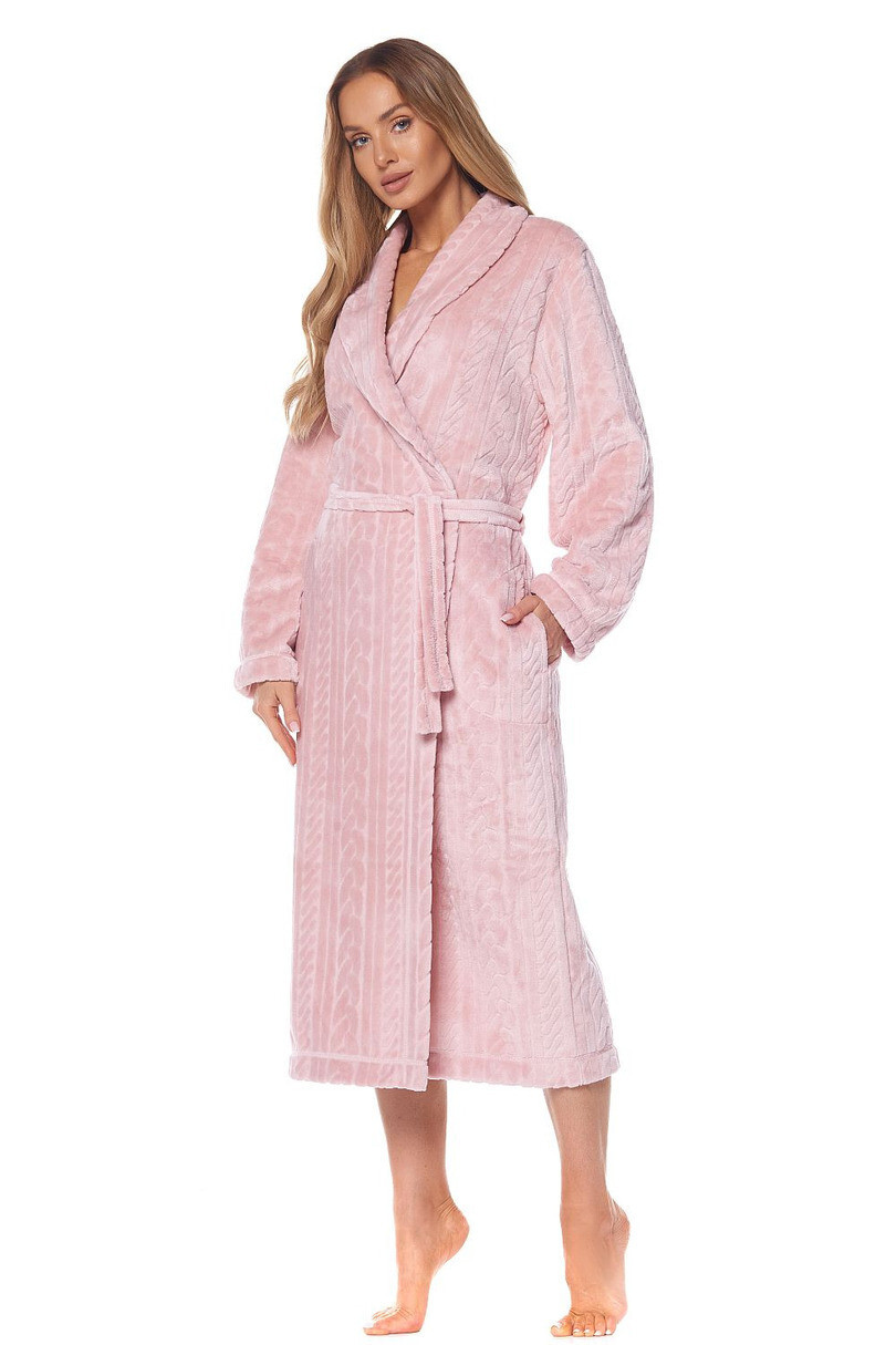 DÁMSKY ŽUPAN DLHÝ 2118 PUDER ROSE L