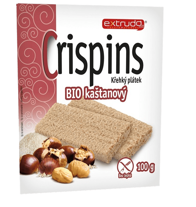 CRISPINS BIO gaštanový krehký plátok 100 g