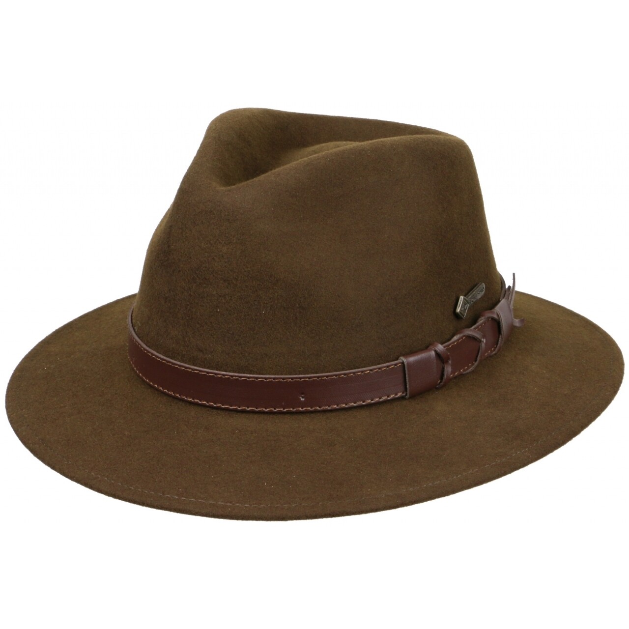 Klobúk vlnený Scippis Norton - tmavo hnedý, S