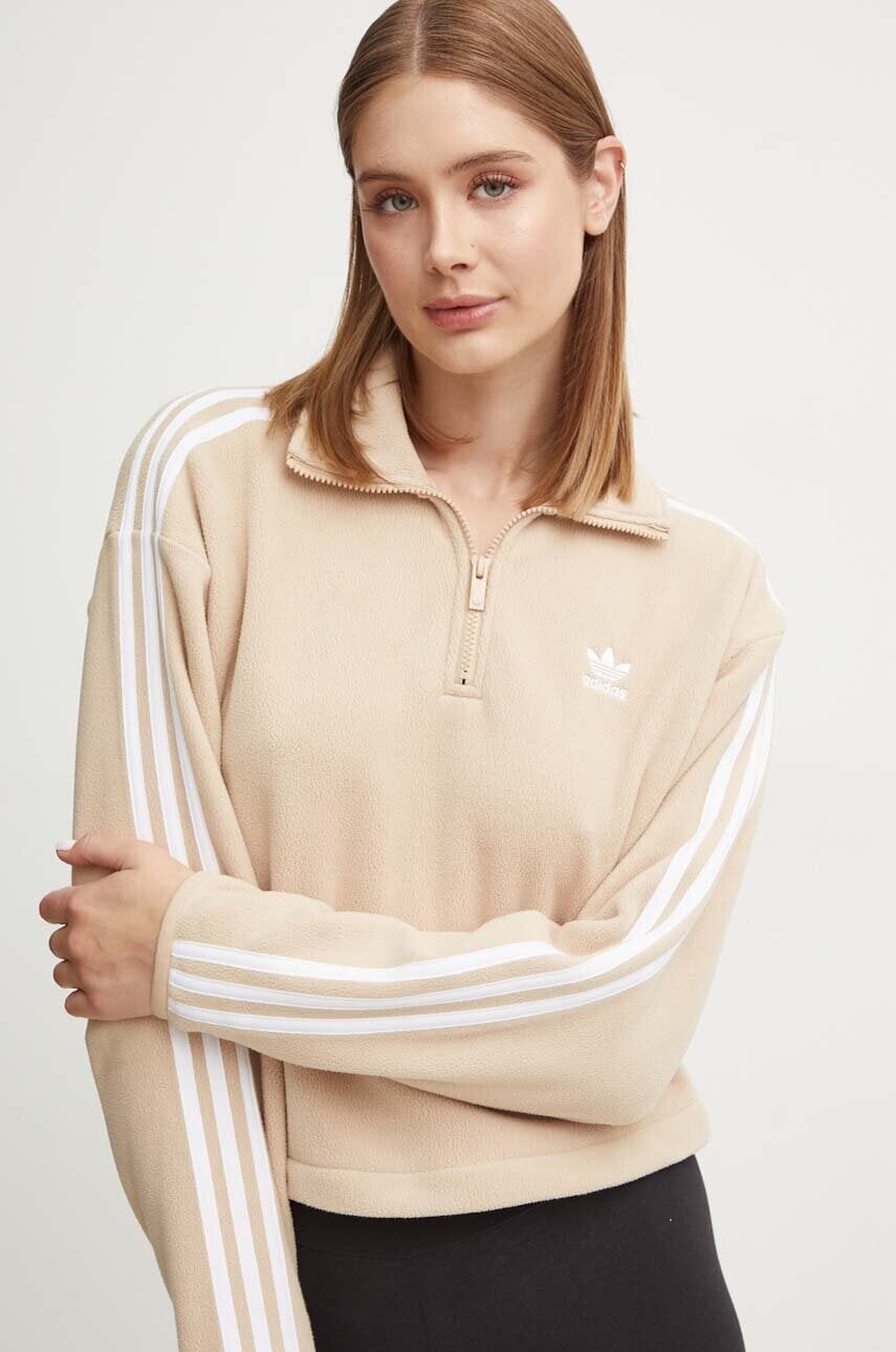 Fleecová mikina adidas Originals Polarf Half Zip
