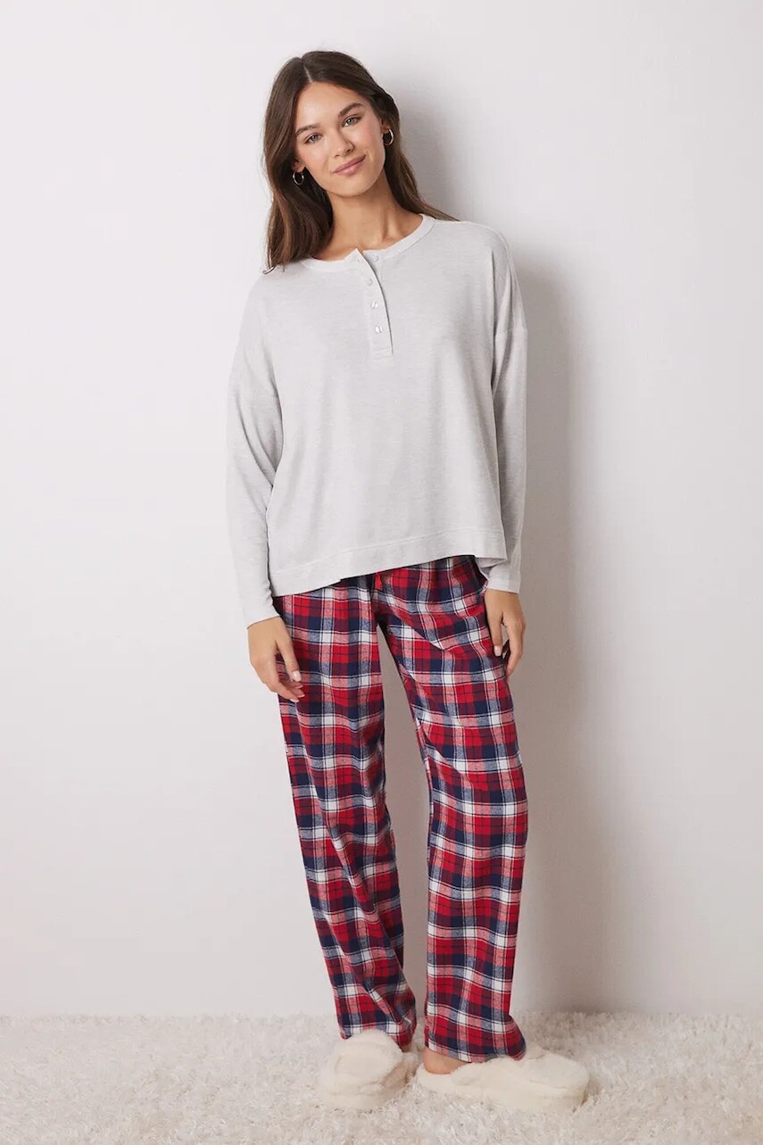 Pyžamové tričko s dlhým rukávom women'secret MIX AND MATCH PERFECT MATCH