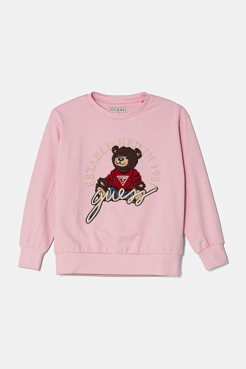 Detská bavlnená mikina Guess
