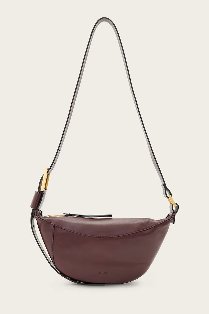 Kožená kabelka AllSaints LUNA