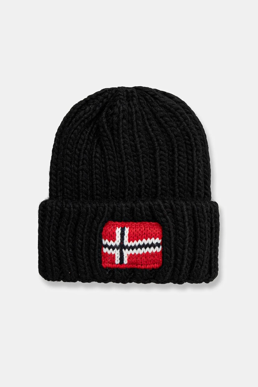 Detská čiapka s prímesou vlny Napapijri SEMIURY 6