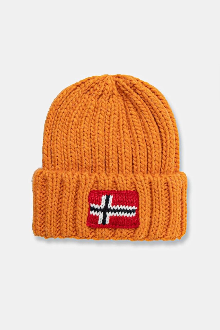 Detská čiapka s prímesou vlny Napapijri SEMIURY