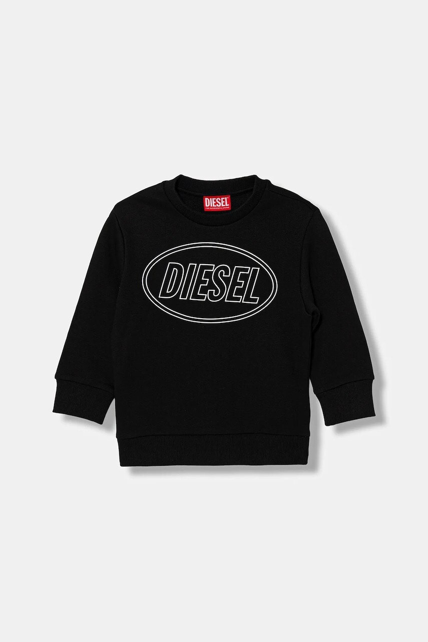 Detská bavlnená mikina Diesel SCIRCLE OVER SWEAT-SHIRT