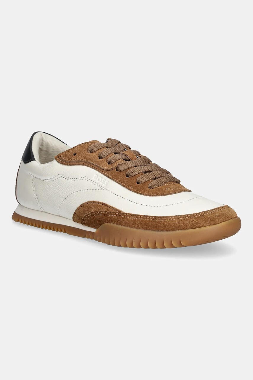 Kožené tenisky BOSS Carlynn