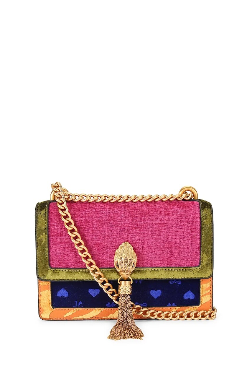 Zamatová kabelka Kurt Geiger London Shoreditch