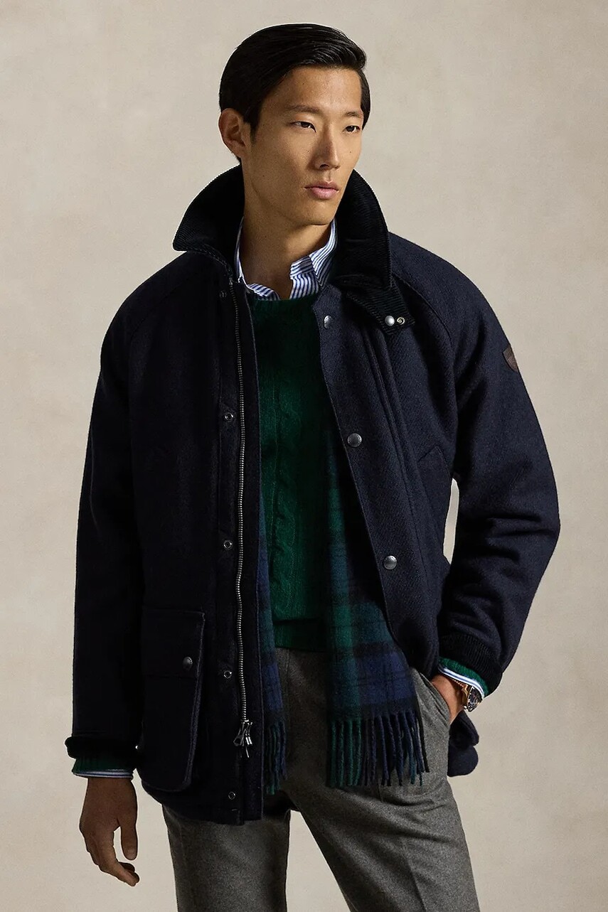 Vlnená bunda Polo Ralph Lauren