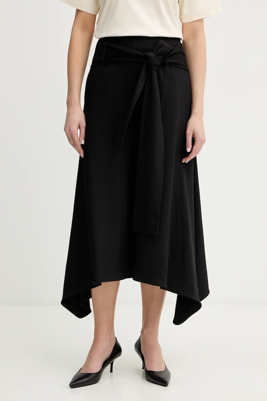 Nohavice s prímesou vlny BOSS Toscara