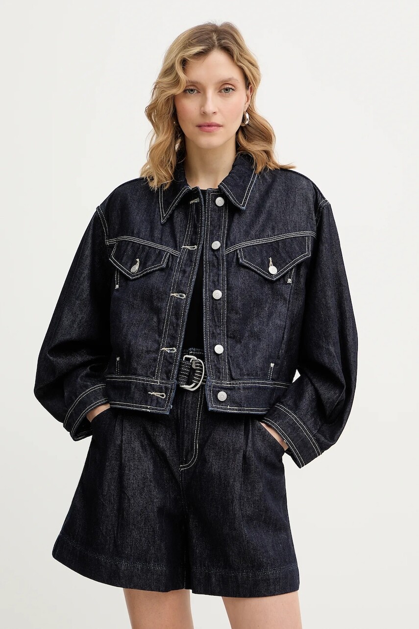 Rifľová bunda BOSS Orange C BOMBER TRUCKER 1.0