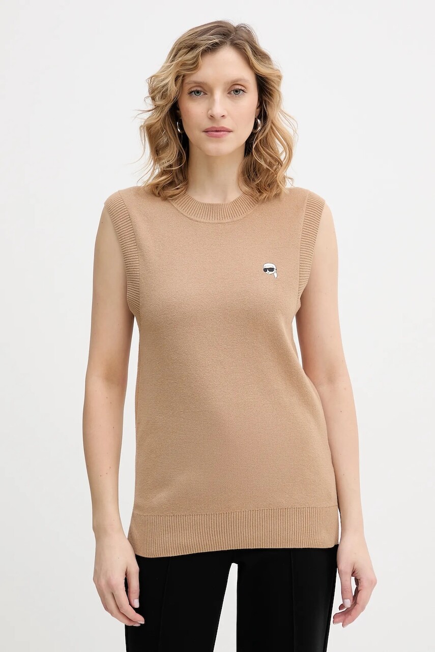 Bavlnená vesta Karl Lagerfeld IKON