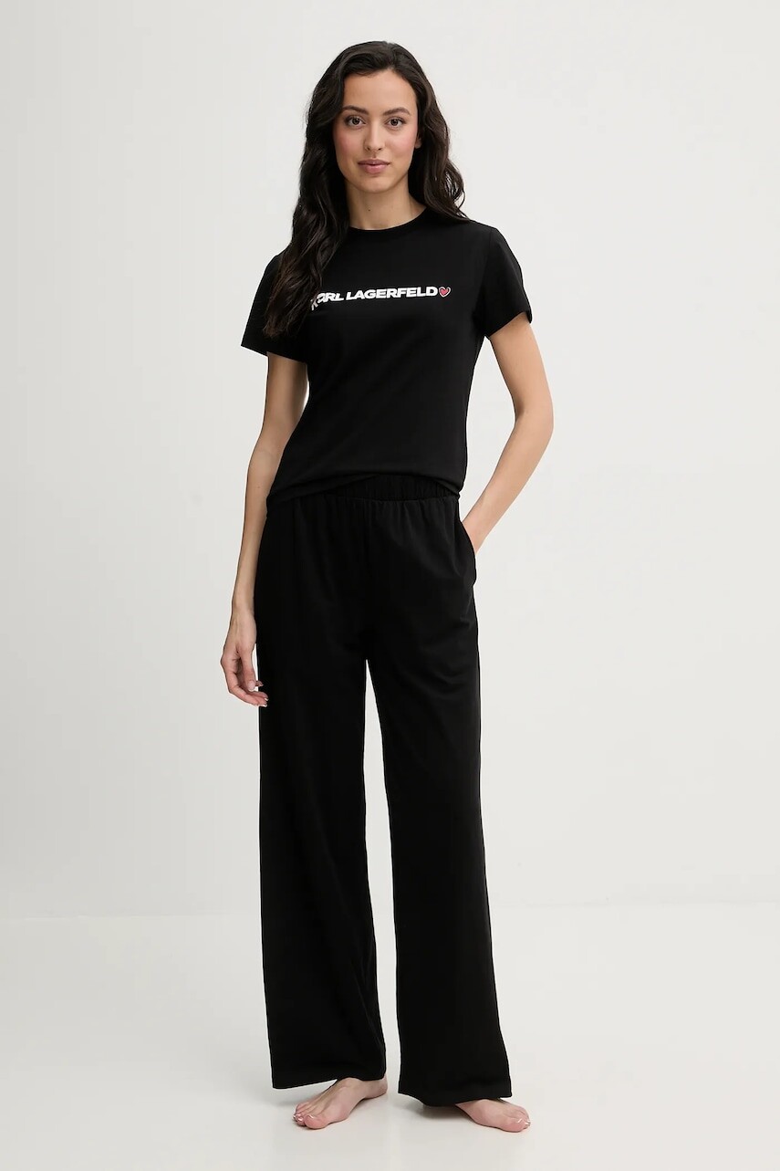 Bavlnené pyžamo Karl Lagerfeld IKON