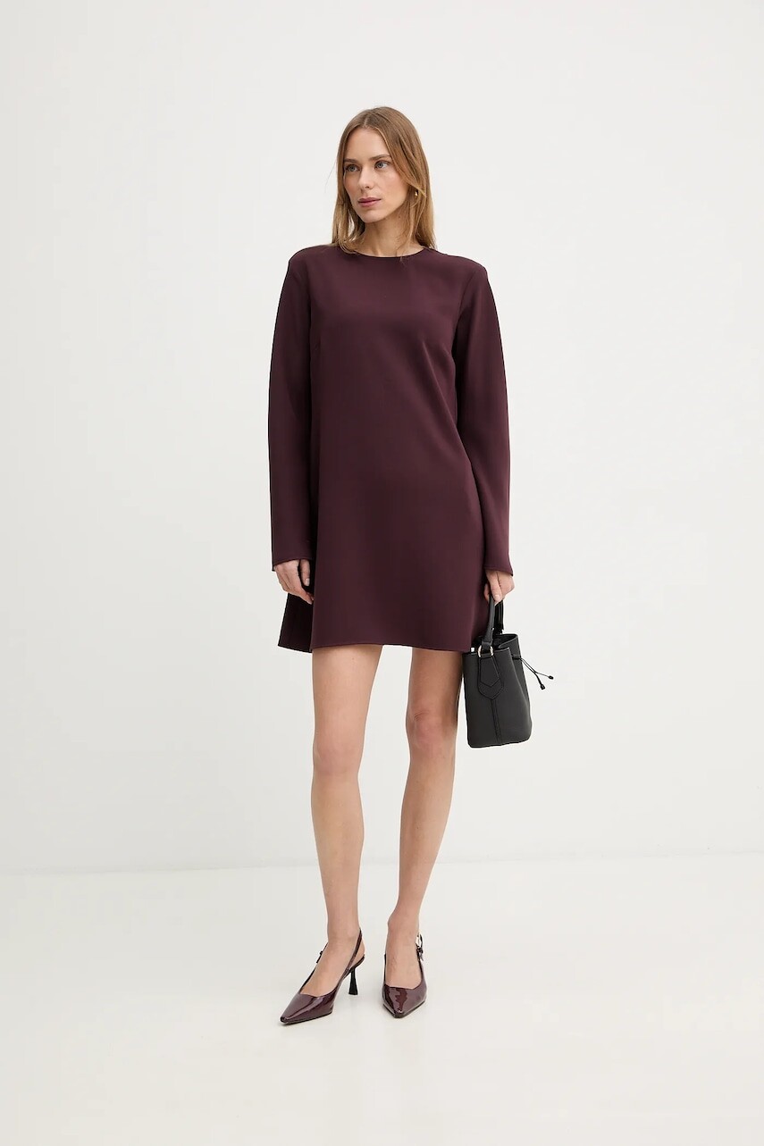 Kožená kabelka BOSS Lenah SM Bucket