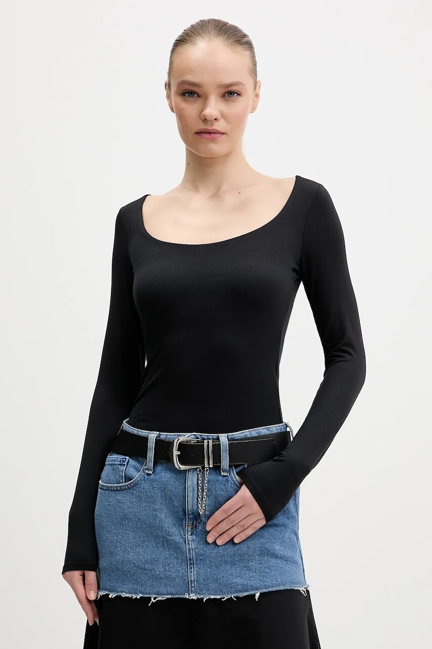 Tričko s dlhým rukávom Hollister Co.