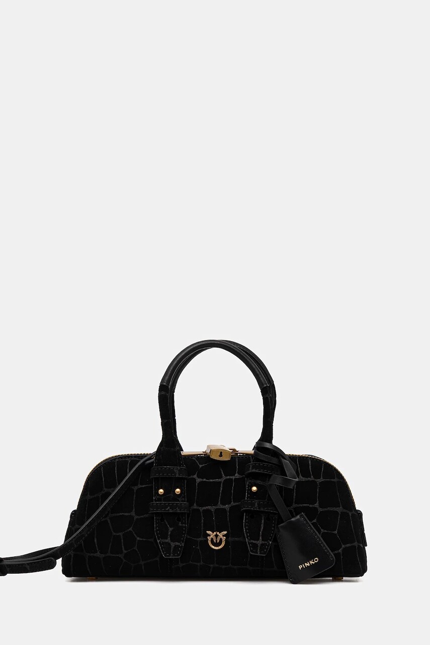 Nubuková taška Pinko Horizontal