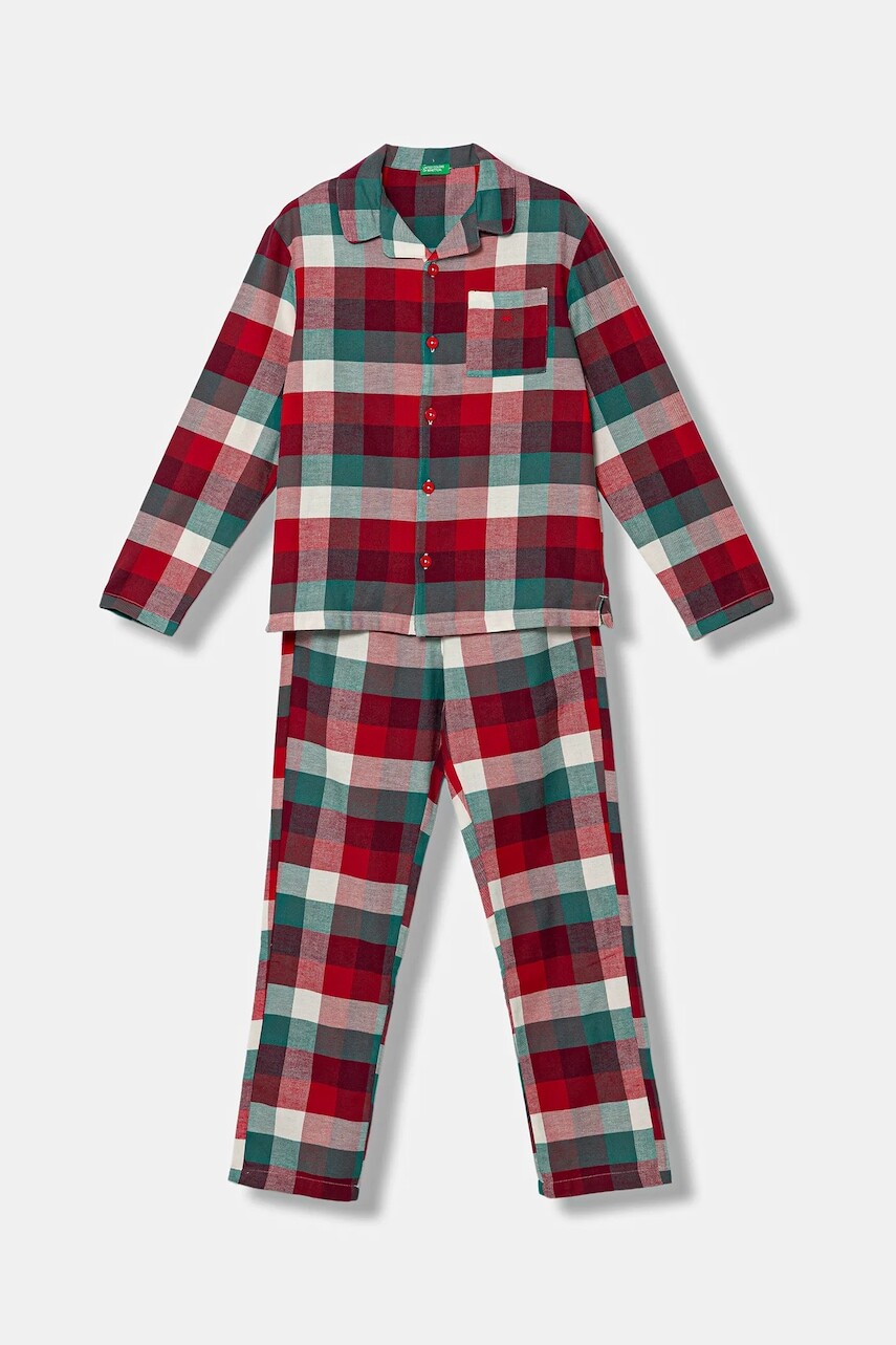 Detské bavlnené pyžamo United Colors of Benetton