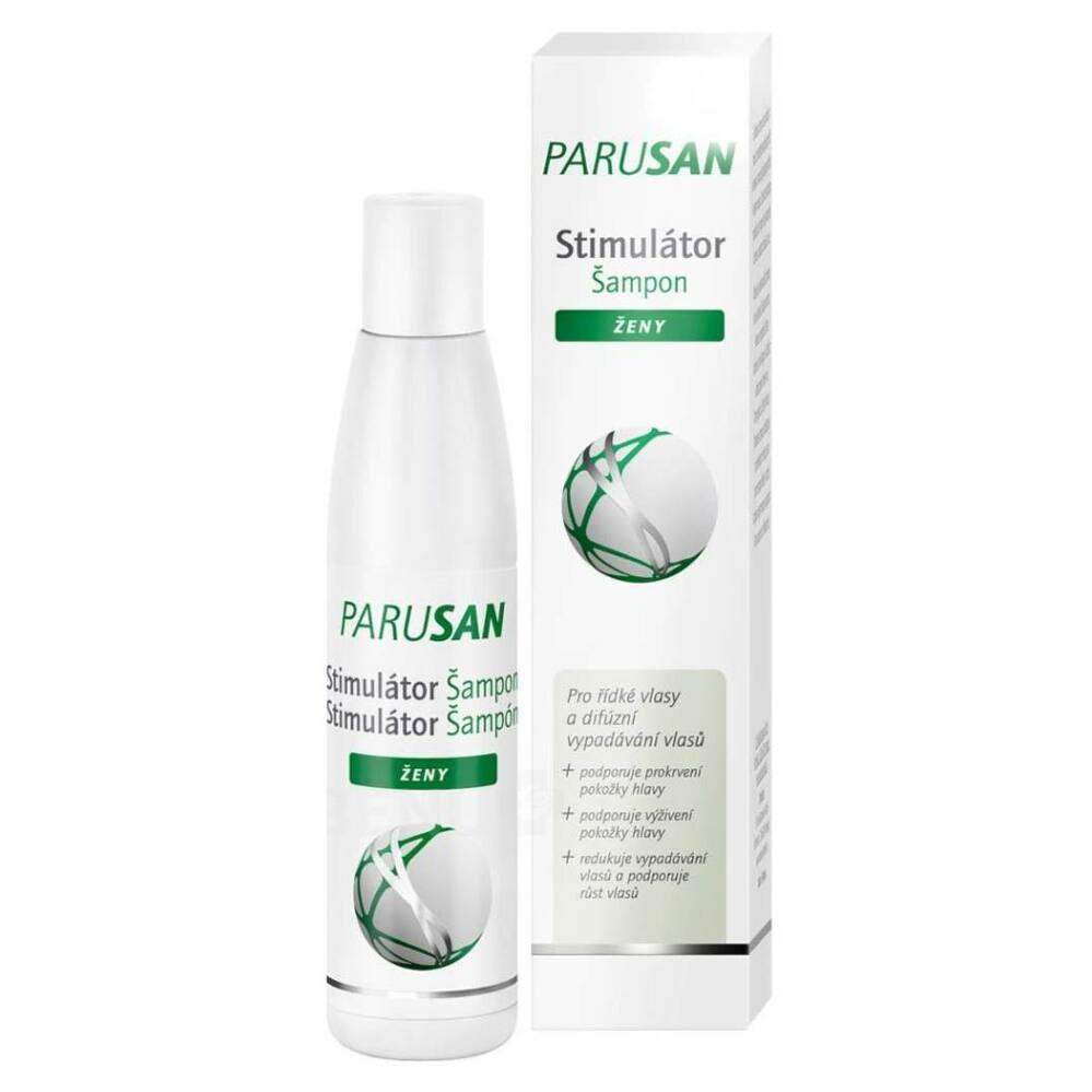 PARUSAN Stimulátor Šampón pre ženy 200 ml, poškodený obal