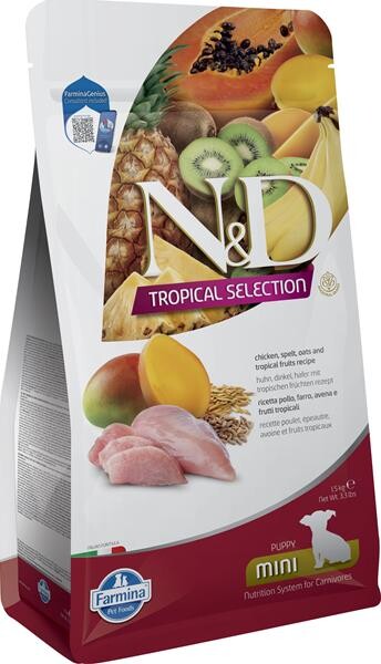 N&D dog Tropical Selection AG puppy mini chicken 1,5 kg