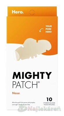 Hero. MIGHTY PATCH Nose náplasti na akné 10ks