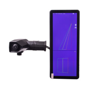 AHD kamerový set 12/24V - s 12,3" monitorom / dvojitá kamera na ramene / DVR / inštalácia na ľavú stranu