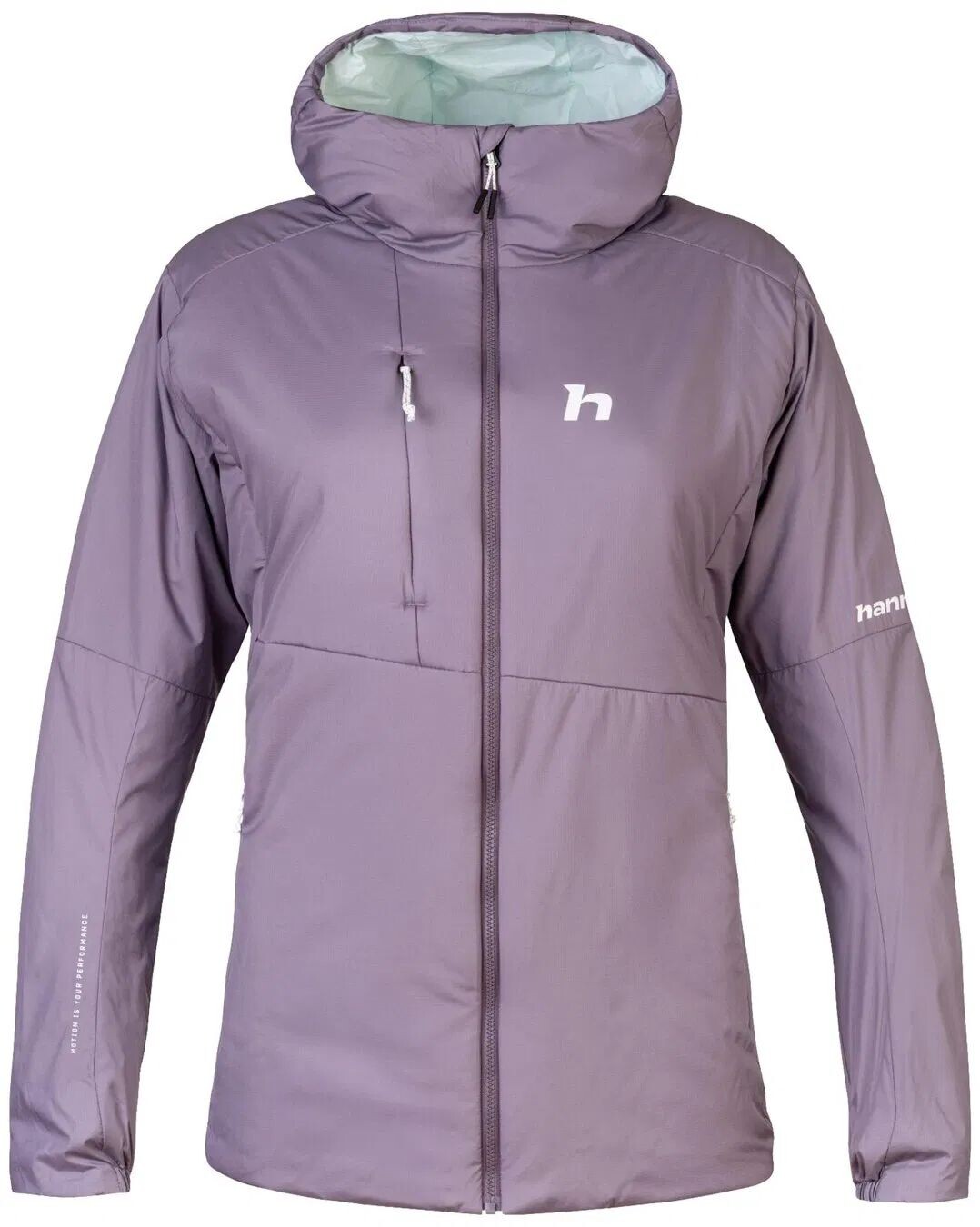 Hannah TAYA HOODY gray ridge Veľkosť: 36