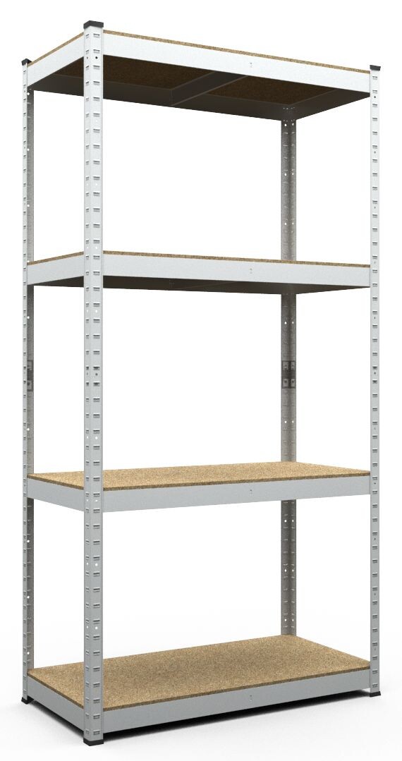 Kovový regál ECONOMY 160x80x40 4 police - pozinkovaný