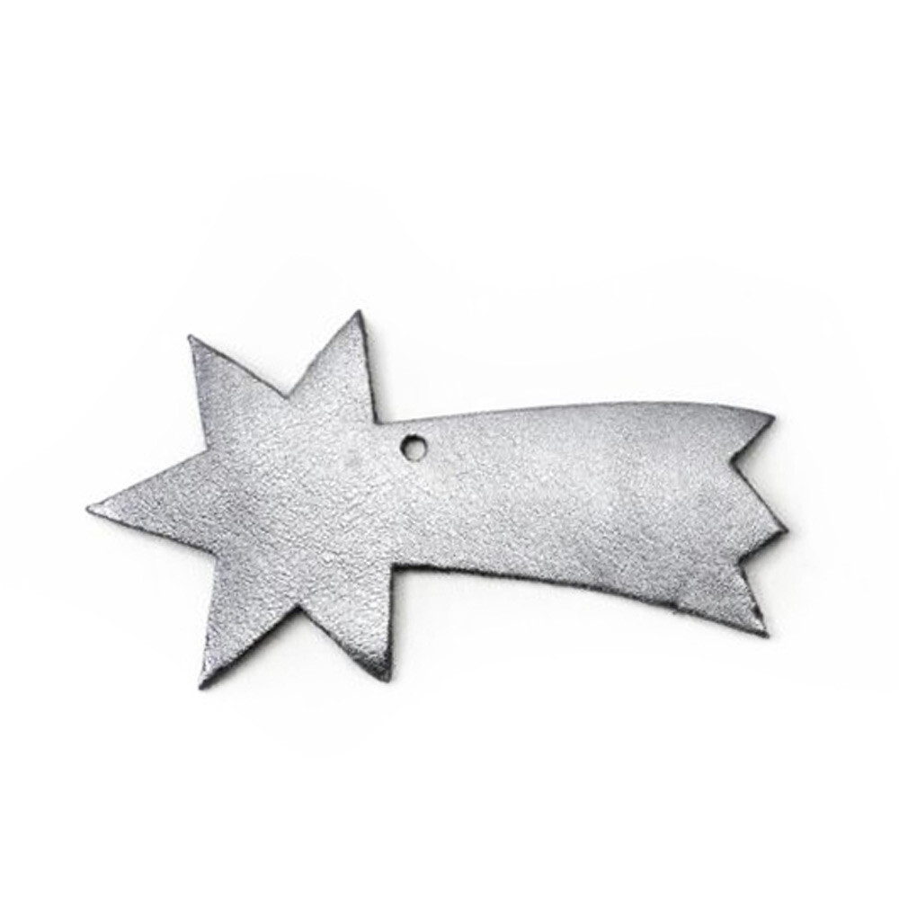 Tmavo strieborná vianočná ozdoba kométa 619-1214-29