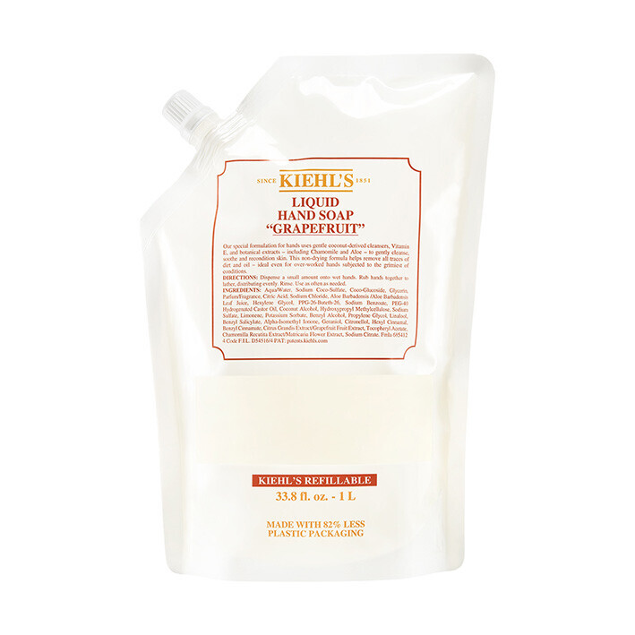 Kiehl's Náhradná náplň do ošetrujúceho mydla na ruky Grapefruit (Liquid Hand Soap Refill) 1000 ml