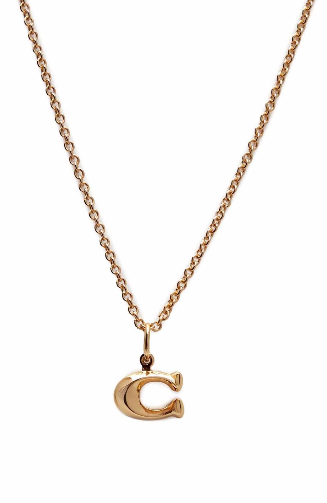 Coach Štýlový pozlátený náhrdelník pre ženy 37335949GLD710