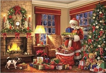 CLEMENTONI Santova návšteva 1000 dielikov