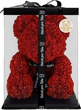 Medvídárek Big Classic 40 cm svetločervený