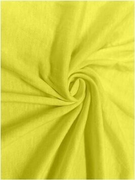 Kaptan Plachta na posteľ Jersey STANDARD 90 × 200 cm, žltá