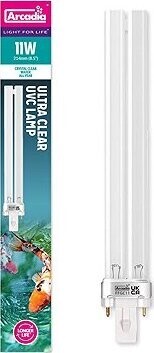 Arcadia Compact Ultra Clear UVC 11 W, G23, 225 mm