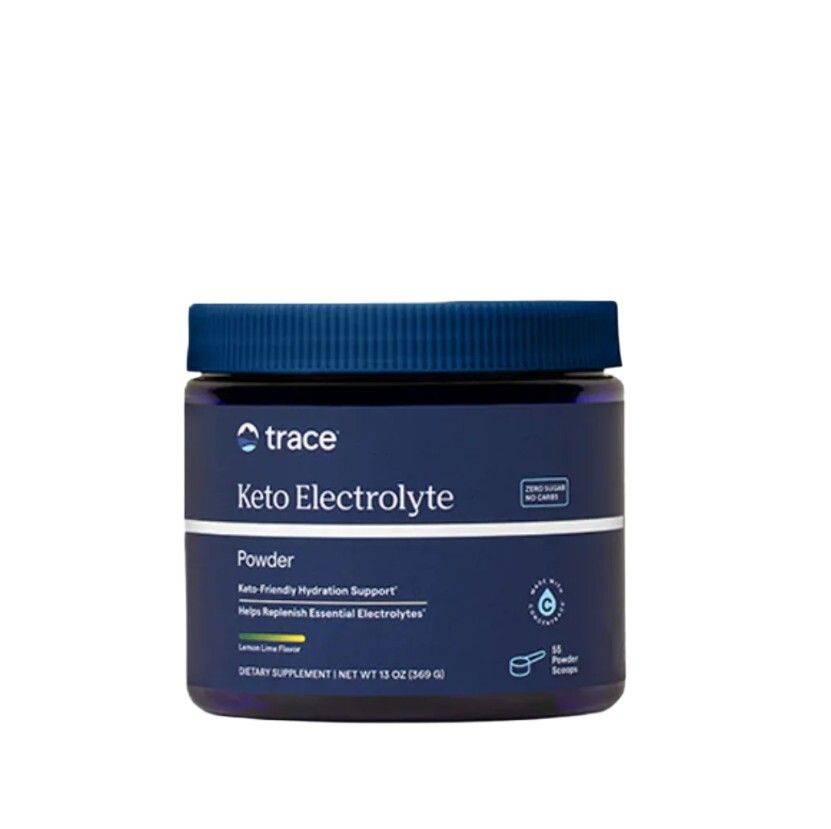 Trace Minerals Keto Electrolytes prášok príchuť citrón a limetka 369 g