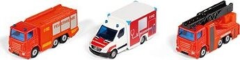 Siku Super – súprava záchranárskych vozidiel 3 ks