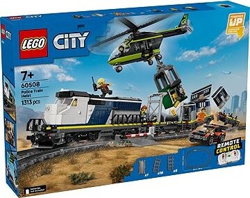 LEGO® City 60508 Lúpež v policajnom vlaku