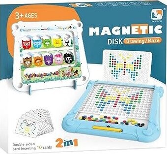 Bavytoy Magnetická mozaika s perem