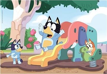 CLEMENTONI Bluey 104 dielikov