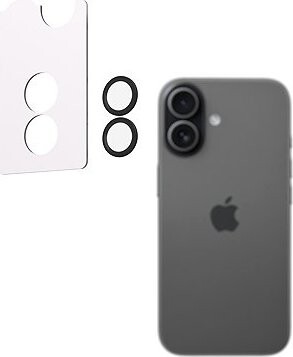Alzaguard Elite Lens Protector pre iPhone 17 čierne s aplikátorom