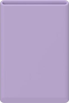 AlzaGuard Premium Silicone Wallet Compatible with Magsafe - světle fialová