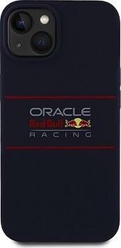 Red Bull Silicone Horizontal Logo MagSafe Zadný Kryt pre iPhone 14 Navy