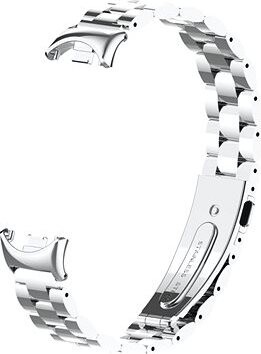 Drakero Kovový na Mi Band 8/9/10 strieborný