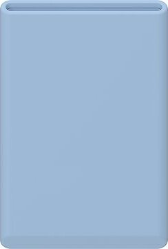 AlzaGuard Premium Silicone Wallet Compatible with Magsafe - pastelově modrá