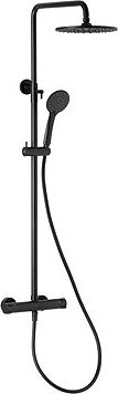 KFA LUNA termostatický sprchový set, čierna (5716-920-81)