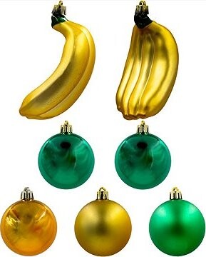 Colmore By Diga Sada ozdob 7 kusů s banánem
