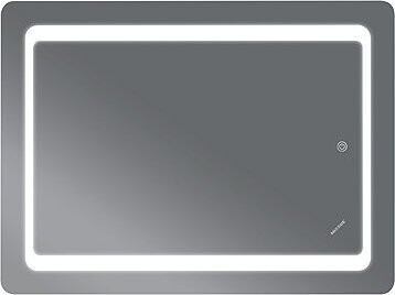 MIXXUS Zrcadlo s LED osvětlením, protizamlžovací funkcí a regulací jasu, MR09-80×60-REVERSE Twee